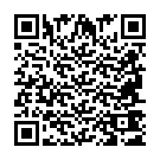 Código QR para número de telefone +2694741297