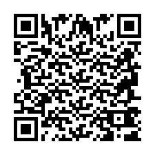 Código QR para número de teléfono +2694741621