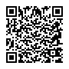 Codice QR per il numero di telefono +2694741641