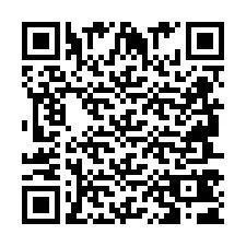 Código QR para número de teléfono +2694741644