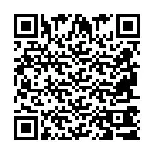 QR-code voor telefoonnummer +2694741707