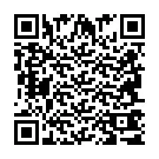 Código QR para número de teléfono +2694741712