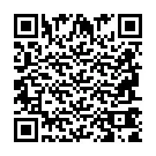 QR Code pour le numéro de téléphone +2694741805