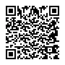 QR-код для номера телефона +2694741806