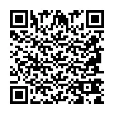 QR Code pour le numéro de téléphone +2694741848