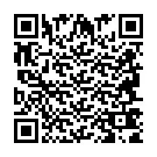 Codice QR per il numero di telefono +2694741852