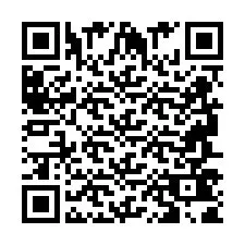 Codice QR per il numero di telefono +2694741875