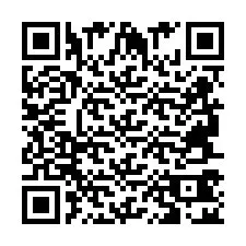 QR код за телефонен номер +2694742003