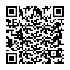 Código QR para número de teléfono +2694742011