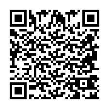 QR-koodi puhelinnumerolle +2694742016