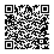 QR-koodi puhelinnumerolle +2694742029