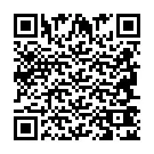 QR-код для номера телефона +2694742032