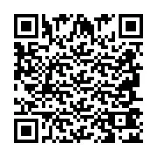 Codice QR per il numero di telefono +2694742034