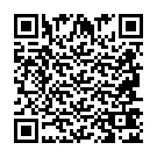 Código QR para número de teléfono +2694742059