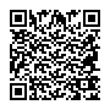 Código QR para número de telefone +2694742063