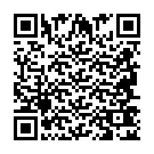 QR-koodi puhelinnumerolle +2694742076