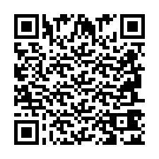 QR-код для номера телефона +2694742084