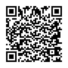 QR-код для номера телефона +2694742098