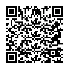 QR-code voor telefoonnummer +2694742103