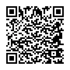 Kod QR dla numeru telefonu +2694742137