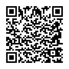 QR-koodi puhelinnumerolle +2694742145