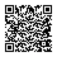 Codice QR per il numero di telefono +2694742146