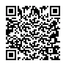 Codice QR per il numero di telefono +2694742150