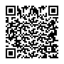 Codice QR per il numero di telefono +2694742156