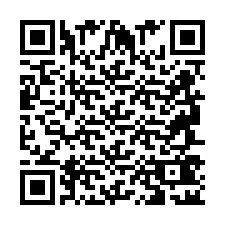 Código QR para número de teléfono +2694742161