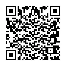 Codice QR per il numero di telefono +2694742190