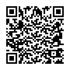 QR-код для номера телефона +2694742203