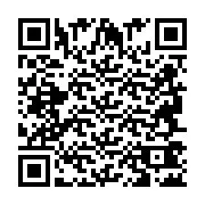 Codice QR per il numero di telefono +2694742222