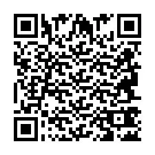 QR Code pour le numéro de téléphone +2694742242