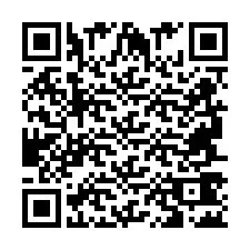 Codice QR per il numero di telefono +2694742297