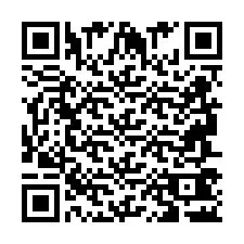 Codice QR per il numero di telefono +2694742325