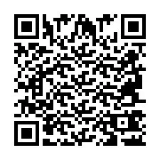 QR-code voor telefoonnummer +2694742343