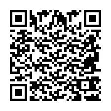 Código QR para número de teléfono +2694742347