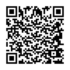 QR-код для номера телефона +2694742372