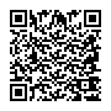 Codice QR per il numero di telefono +2694742398