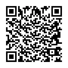 Código QR para número de teléfono +2694742402