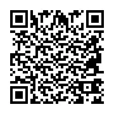 Codice QR per il numero di telefono +2694742403