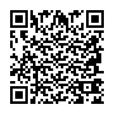 Código QR para número de teléfono +2694742414