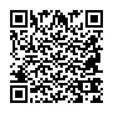 Codice QR per il numero di telefono +2694742447