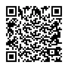 QR Code pour le numéro de téléphone +2694742509