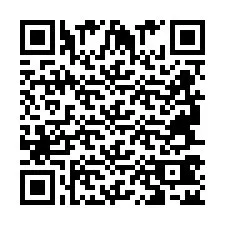 QR-код для номера телефона +2694742513