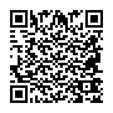 QR Code pour le numéro de téléphone +2694742527