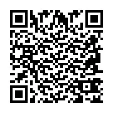 QR-код для номера телефона +2694742549