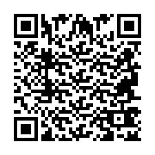 QR Code pour le numéro de téléphone +2694742557