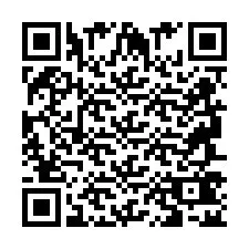 QR-код для номера телефона +2694742561