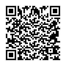 Codice QR per il numero di telefono +2694742563